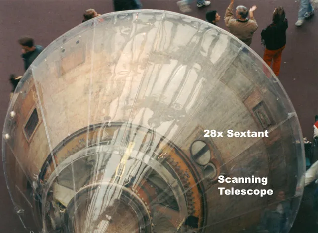 Apollo 11 von außen, mit Space Sextant. Foto: NASA