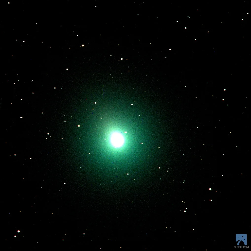 46P/Wirtanen beobachtete mit dem Slooh-Canary-One-Telescope am 1. Dezember 2018.